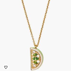 NEW! Cute lime🍋‍🟩pendant necklace from Kate Spade “out of office” line.